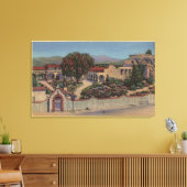 Luchtvaartpersoneel Uitzicht van de gehele missie Canvas Afdruk (Insitu (Woonkamer))