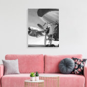 Luchtvaartpictogram Canvas Afdruk (Insitu (Woonkamer))