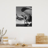 Luchtvaartpictogram Poster (Keuken)