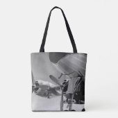 Luchtvaartpictogram Tote Bag (Achterkant)