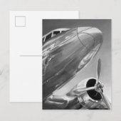 Luchtvaartpictogram: Up-Close-Uitzicht Briefkaart (Voorkant / Achterkant)