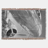 Luchtvaartpictogram: Up-Close-Uitzicht Deken (Voorkant)