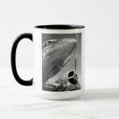 Luchtvaartpictogram: Up-Close-Uitzicht Mok (Links)