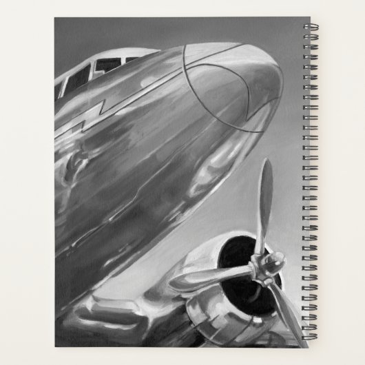 Luchtvaartpictogram: Up-Close-Uitzicht Planner (Achterkant)