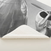 Luchtvaartpictogram: Up-Close-Uitzicht Sherpa Deken (3/4)