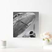 Luchtvaartpictogram: Up-Close-Uitzicht Vierkante Klok (Huis)