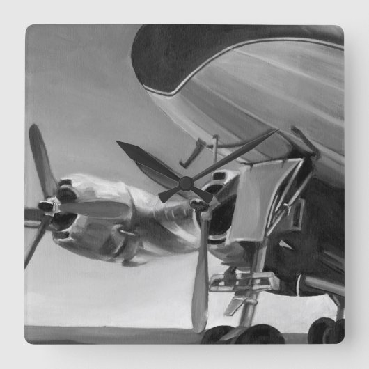 Luchtvaartpictogram Vierkante Klok (Voorkant)