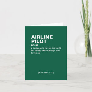 Luchtvaartpiloot - Aviation Humor Kaart
