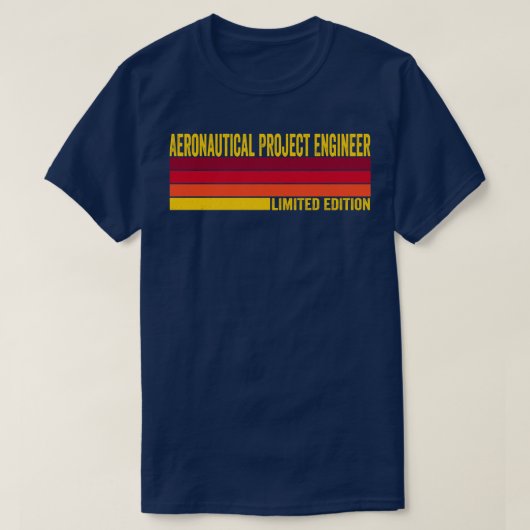 Luchtvaartprojectingenieur T-shirt (Design voorkant)