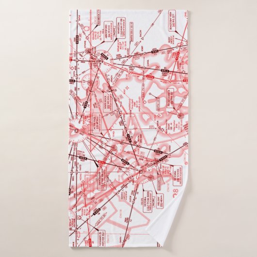 Luchtvaartschema Badhanddoek (Badhanddoek)