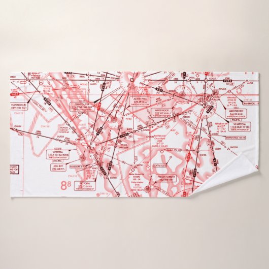 Luchtvaartschema Badhanddoek (Badhanddoek)