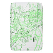 Luchtvaartschema Badmat (Voorkant Verticaal)