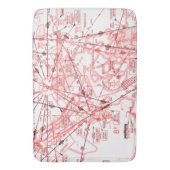 Luchtvaartschema Badmat (Voorkant Verticaal)