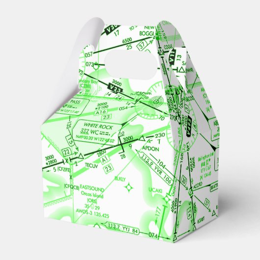 Luchtvaartschema Bedankdoosjes (Voorkant Zijde)