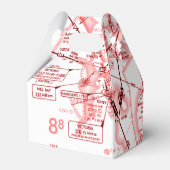 Luchtvaartschema Bedankdoosjes (Achterkant)