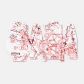 Luchtvaartschema Bedankdoosjes (Uitgevouwen)