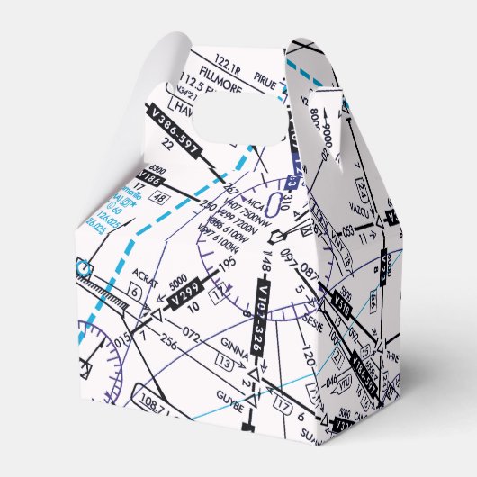 Luchtvaartschema Bedankdoosjes (Achterkant)