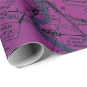 Luchtvaartschema Cadeaupapier (Rol Hoek)