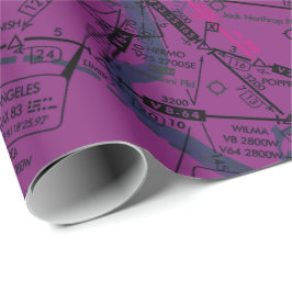 Luchtvaartschema Cadeaupapier