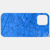 Luchtvaartschema Case-Mate iPhone Case (Achterkant (horizontaal))