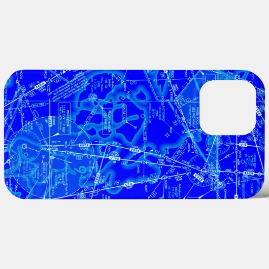 Luchtvaartschema Case-Mate iPhone Case (Achterkant (horizontaal))