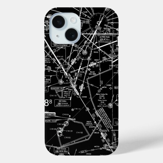Luchtvaartschema Case-Mate iPhone Case (Achterkant)