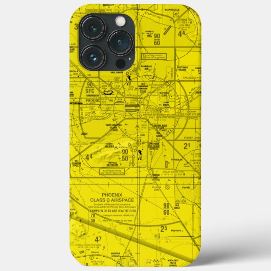Luchtvaartschema Case-Mate iPhone Case (Achterkant)