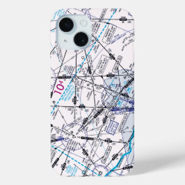 Luchtvaartschema iPhone 15 Case
