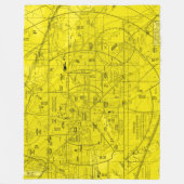 Luchtvaartschema Fleece Deken (Voorkant)