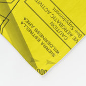 Luchtvaartschema Fleece Deken (Hoek)