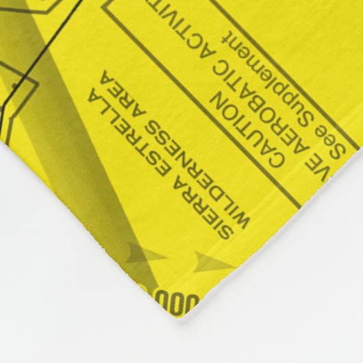 Luchtvaartschema Fleece Deken (Hoek)