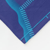 Luchtvaartschema Fleece Deken (Hoek)