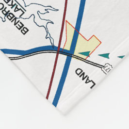 Luchtvaartschema Fleece Deken