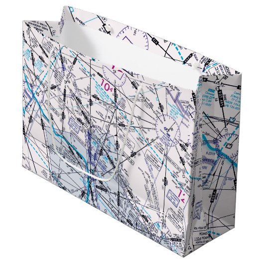 Luchtvaartschema Groot Cadeauzakje (Voorkant Gekanteld)