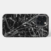 Luchtvaartschema iPhone Hoesje (Achterkant horizontaal)