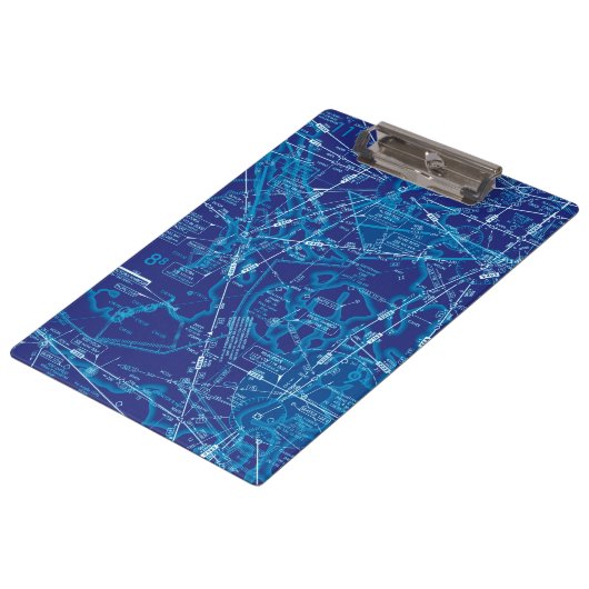 Luchtvaartschema Klembord (Gekanteld)