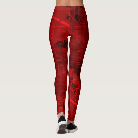 Luchtvaartschema Leggings (Achterkant)