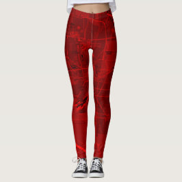 Luchtvaartschema Leggings