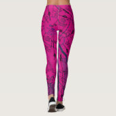 Luchtvaartschema Leggings (Achterkant)