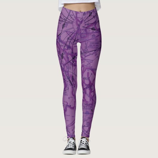 Luchtvaartschema Leggings (Voorkant)