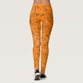 Luchtvaartschema Leggings (Achterkant)