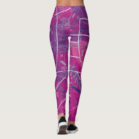 Luchtvaartschema Leggings (Achterkant)