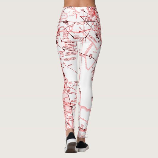 Luchtvaartschema Leggings (Achterkant)