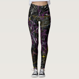 Luchtvaartschema Leggings
