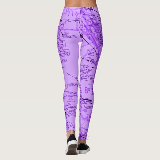 Luchtvaartschema Leggings (Achterkant)