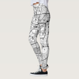 Luchtvaartschema Leggings