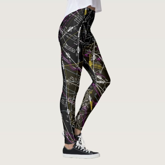 Luchtvaartschema Leggings (Rechts)