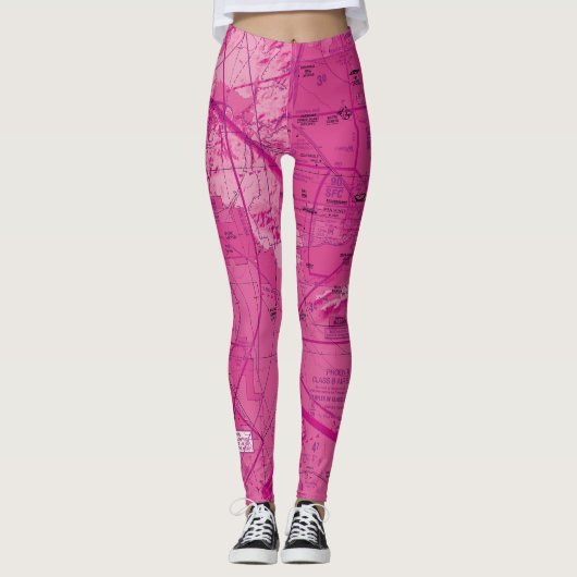 Luchtvaartschema Leggings (Voorkant)