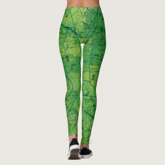 Luchtvaartschema Leggings (Achterkant)