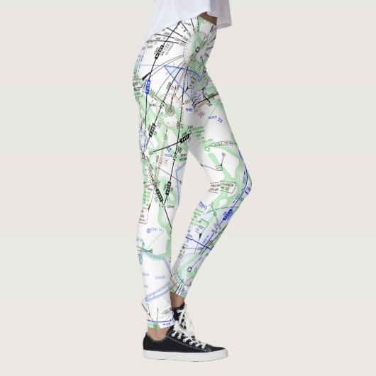 Luchtvaartschema Leggings (Rechts)